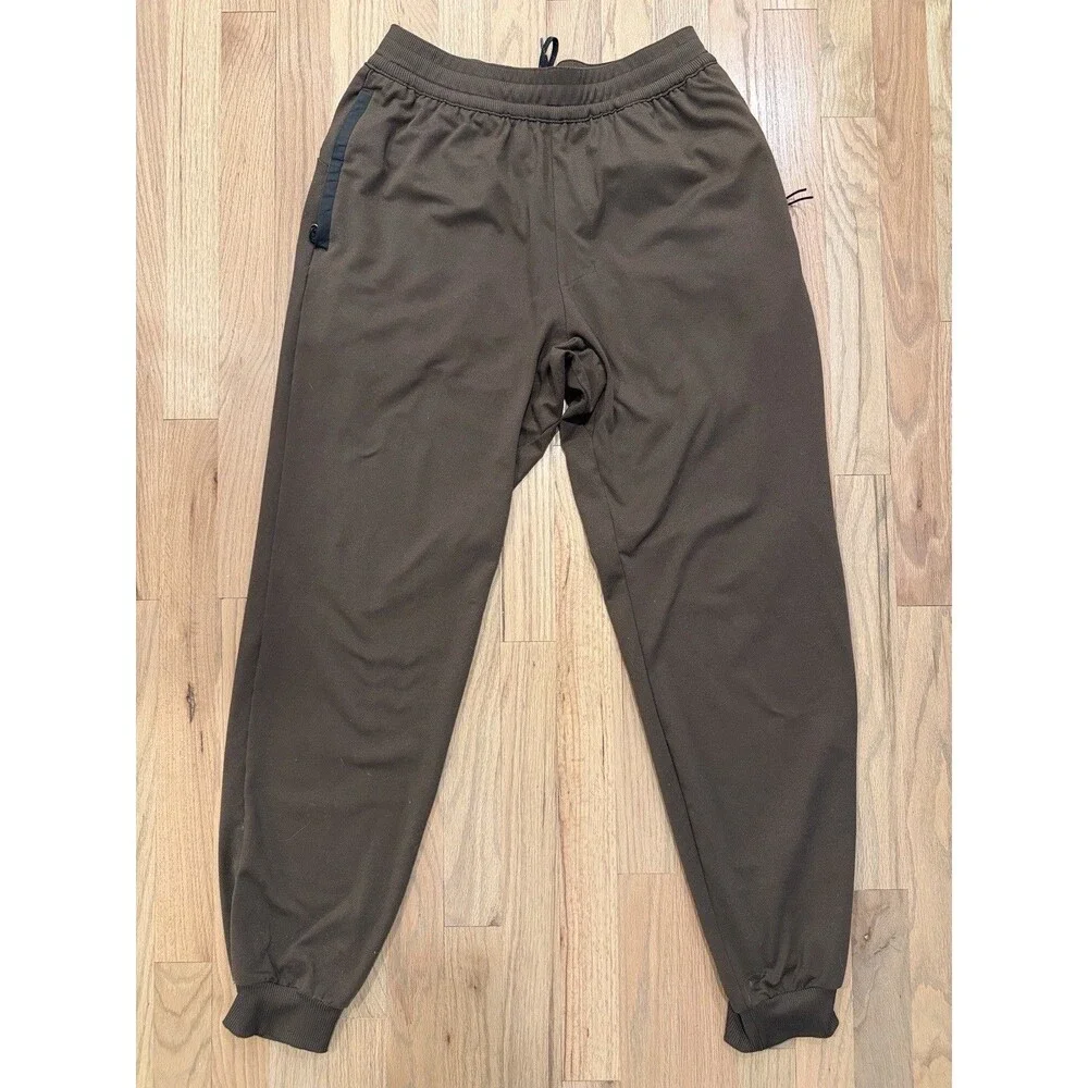 Columbia Sportswear Company Men’s Brown Jogger Pants M Regular Fleece Zip Pocket